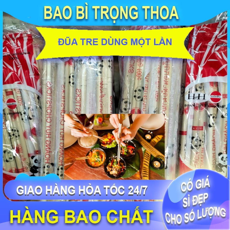 1 bịch đũa dùng 1 lần - 1 bịch khoảng 17-18 đôi