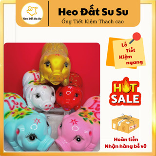 Lợn đất tiết kiệm Tài Lộc size nhỡ - Ống heo tiết kiệm - Heo đất Susu