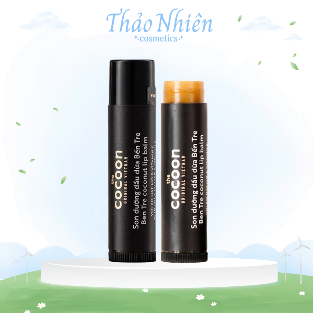 Son Dưỡng Mềm Môi Dầu Dừa Bến Tre Cocoon