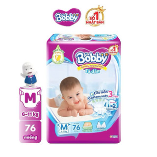 [Hỏa tốc-mã Live/Video] tã dán bobby L68 miếng cho bé từ 9-13kg