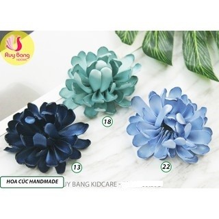 Hoa vải - Hoa cúc lụa size nhỡ dùng làm hoa cài áo, phụ kiện may mặc