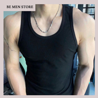 Áo thun ba lỗ nam vải thun gân cao cấp, mát mẻ, co giãn thoáng khí, thấm hút mồ hôi