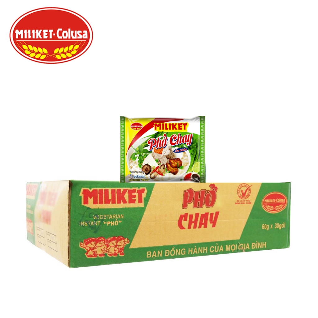 Phở Chay Ăn Liền Miliket thùng