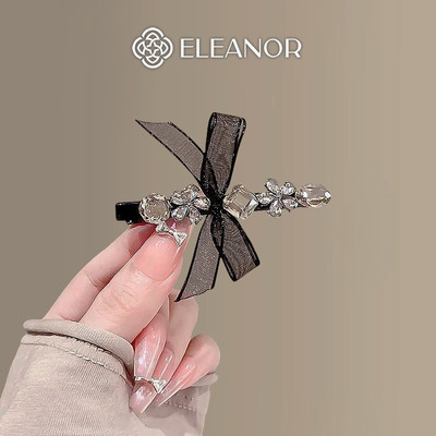 Kẹp tóc nữ Eleanor Accessories đính đá phụ kiện tóc kẹp tóc nơ tiểu thư 9951