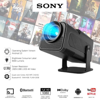 Máy chiếu mini SONY HY320/HY320mini Android 11 Full HD 1080P 4K WiFi 2,4/5G Bluetooth Kết nối điện thoại laptop ios