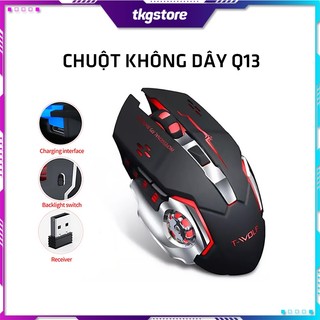 Chuột gaming không dây t-wolf q13 | pin sạc, led rainbow
