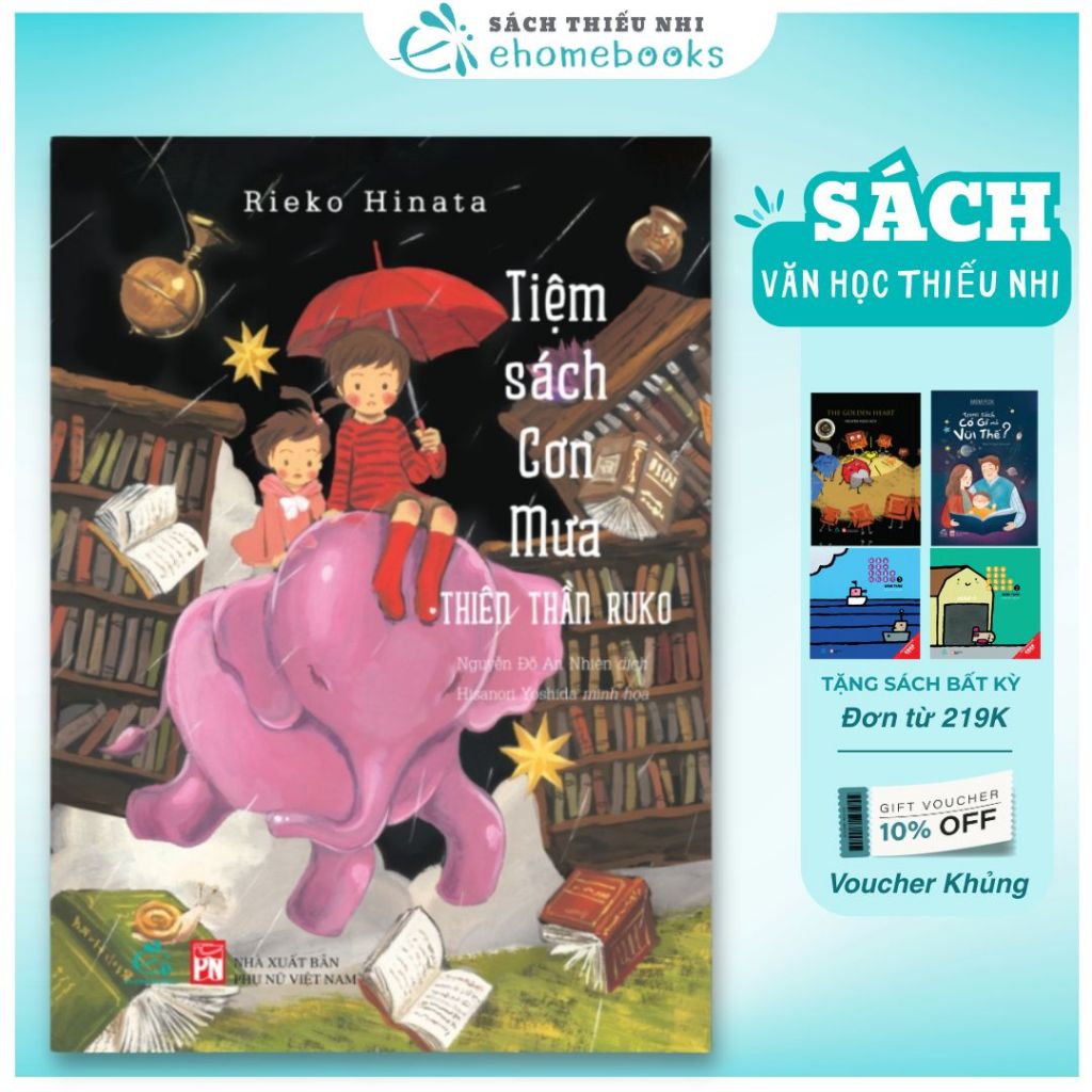 Sách Thiếu Nhi Tiệm Sách Cơn Mưa Tập 2 - Thiên Thần Ruko