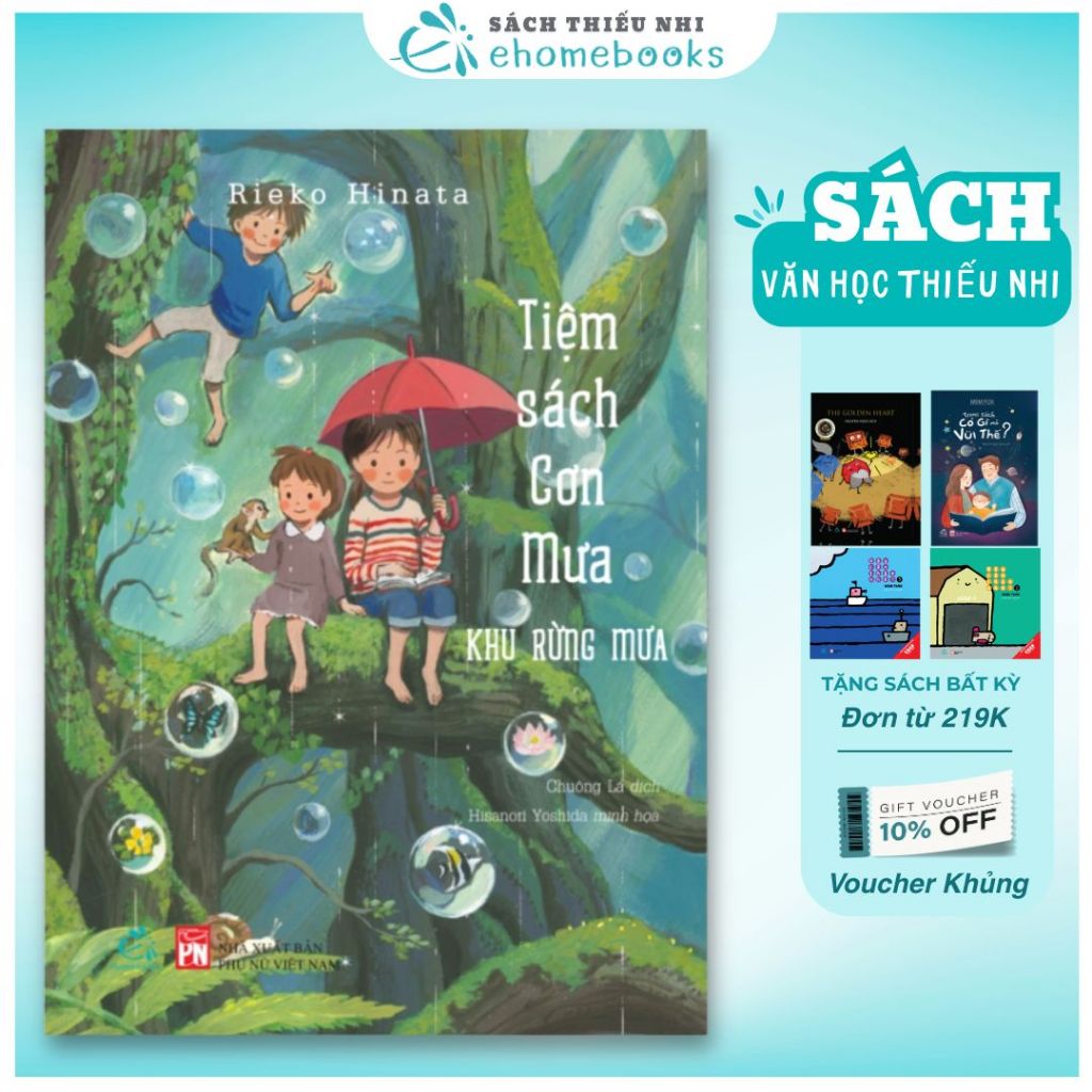 Sách Tiệm Sách Cơn Mưa Tập 4 - Khu Rừng Mưa