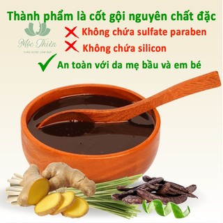 Dầu gội bồ kết [COMBO RẺ] giảm rụng, hết ngứa, mọc tóc
