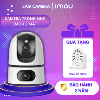 Camera Imou 2 mắt, CAMERA trong nhà, độ phân giải 10MP, xoay 360 độ, đàm thoại 2 chiều, cảnh báo còi hú tại LÂM CAMERA