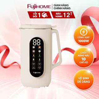 Máy Làm Sữa Hạt Đa Năng Fujihome SM1636 – Xay Mịn – Nấu Nhanh – Dinh Dưỡng Trọn Vẹn! - BH 12 tháng