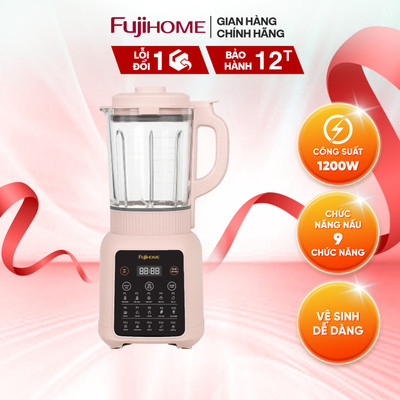 Máy Làm Sữa Hạt Fujihome SM01B – 9 Chức Năng, Cối Thủy Tinh 1.75L, Xay Nấu Đa Năng - BH 12 THÁNG