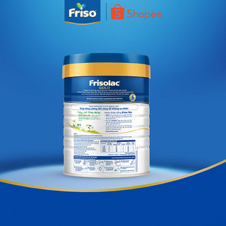 [Nhập khẩu Hà Lan] Sữa Bột Frisolac Gold Pro 1 800G cho bé từ 0-6 tháng tuổi