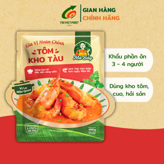 Gia vị tôm kho tàu hoàn chỉnh Má Bảy sốt dùng ướp kho ram tôm thịt 100g