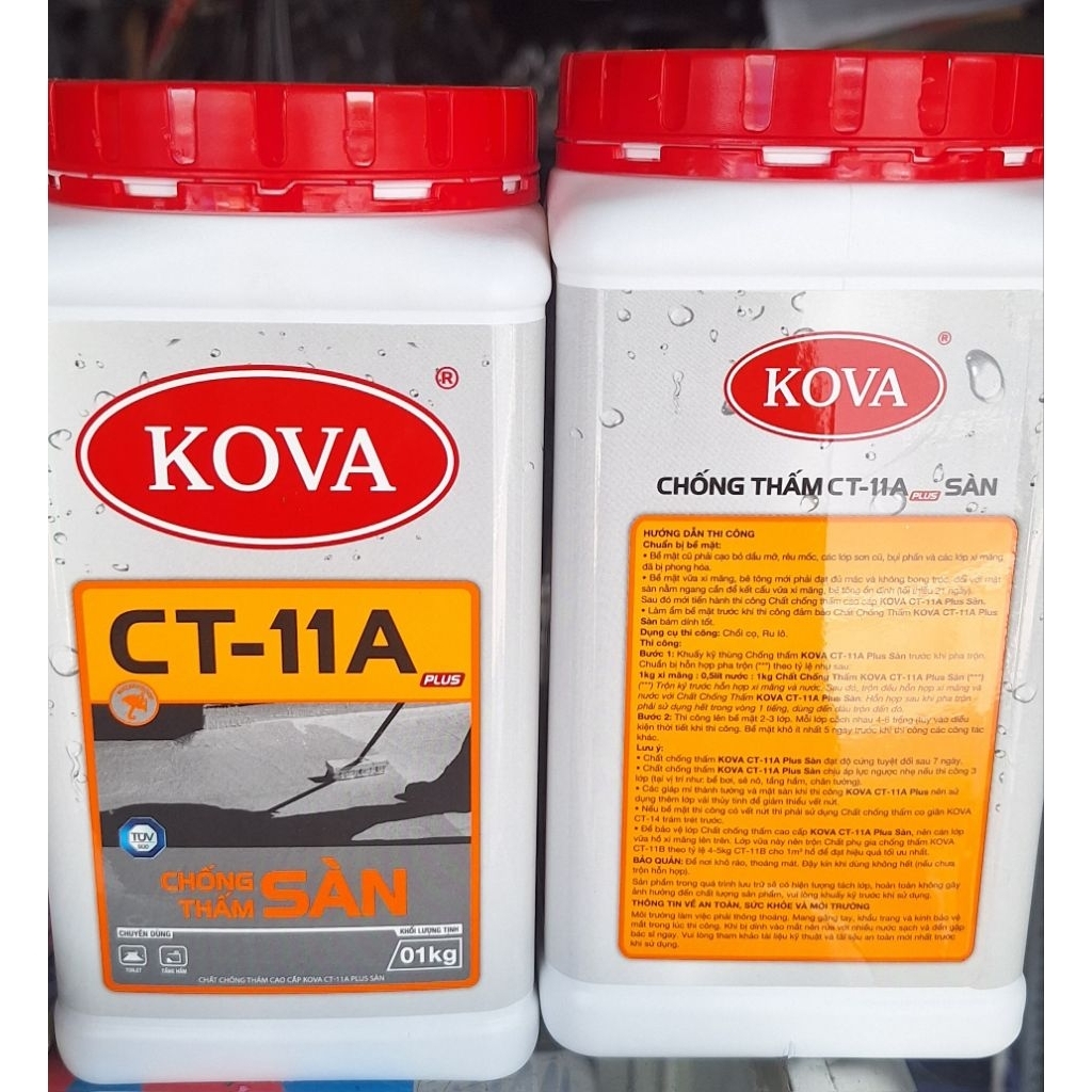 CHỐNG THẤM SÀN KOVA CT-11A PLUS LON 1KG