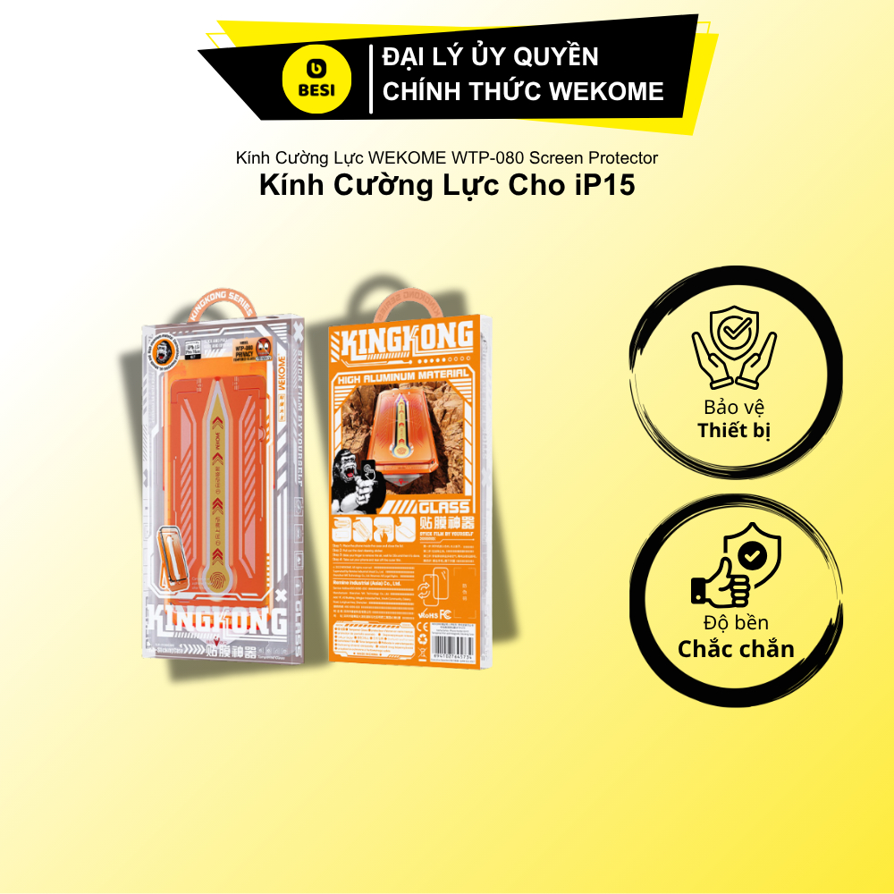 Kính Cường Lực WEKOME WTP-080 Screen Protector