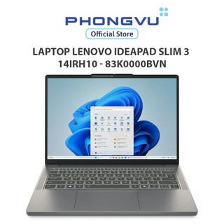  Laptop Lenovo IdeaPad Slim 3 14IRH10 - 83K0000BVN  i5-13420H  Onboard graphics  16GB  512GB  Windows 11  - Bảo hành 24T 
