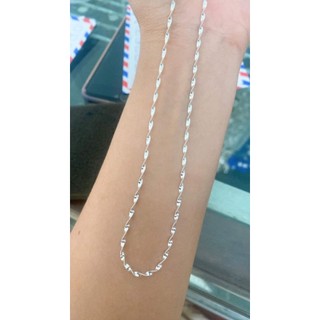 Dây chuyền bạc thân xoắn