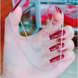 Dây chuyền bạc dài 50-55cm