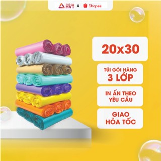  Túi Gói Hàng Niêm Phong NHUAHVT Size 20*30cm Cuộn 100 Cái Có Keo Dính Sẵn Đóng Hàng Thương Mại Điện Tử 