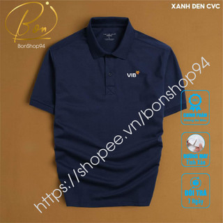  Áo thun Polo Ngân hàng VIB - Vải thun Cá sấu CVC Cao Cấp dày mịn Thoáng mát - bền màu - Chống nhăn - Bonshop94 