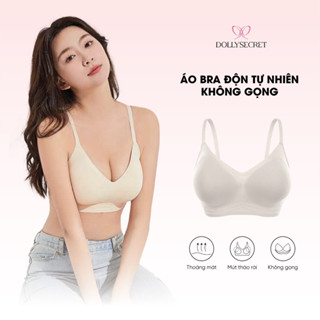 Áo Ngực Nữ Dolly Secret Áo Lót Không Gọng Nâng Vòng 1 Độn Ngang Tự Nhiên A62
