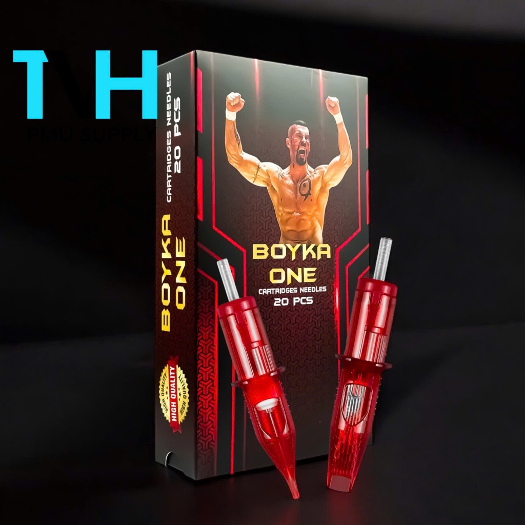 Kim Pen BOYKA ONE Cao Cấp Sử Dụng Phun Xăm Thẩm Mỹ Mày Môi Mí Và Tattoo Hộp 20 Cây | TVH PMU SUPPLY
