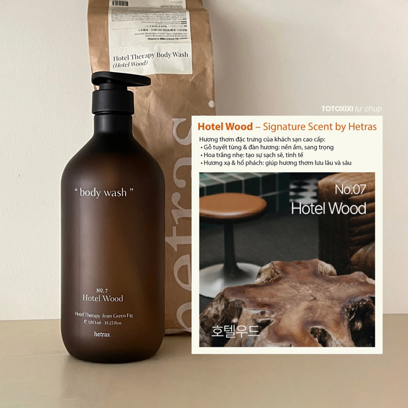 Sữa Tắm Hetras Santal Fresh Body Wash