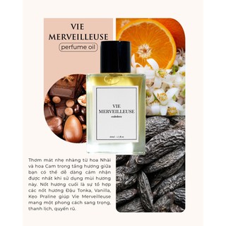 Tinh dầu nước hoa nữ CODEDECO Vie Merveilleuse 50ml