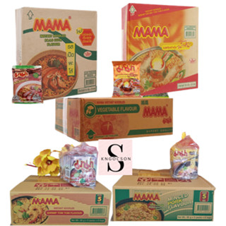 30 gói Mì MAMA CHAY HƯƠNG RAU CỦ, TOMYUM, KEM, THỊT HEO BẰM, VỊT TIỀM, THỊT HEO TOMYUM