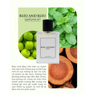 Tinh Dầu Nước Hoa Nam CODEDECO Bleu And Bleu 50ml
