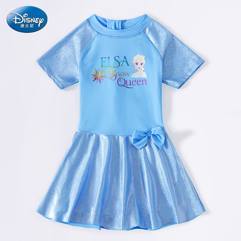 Bộ Đồ Bơi Trẻ Em YLIKE Elsa Đồ Bơi Cho Bé Gái Cộc Tay Đồ Bơi Bé Gái Quần Áo Bơi Cho Bé Gái