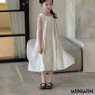 Đầm Xòe Bé Gái Dáng Babydoll Chấm Bi Nơ Vai Cực Xinh, Váy Đi Biển Hè Siêu Đẹp Nexxi