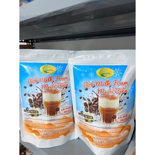   COMBO ĐÔI  Bột milk foam muối biển LAKACTA-lớp kem muối 
