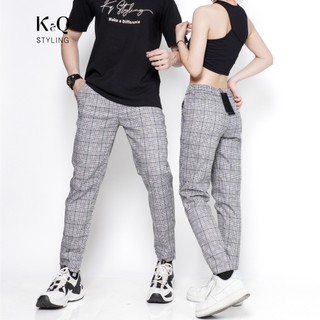  Quần kaki nam nữ ống suông form ôm vừa kaki cotton co giãn KQSTYLING cao cấp caro 