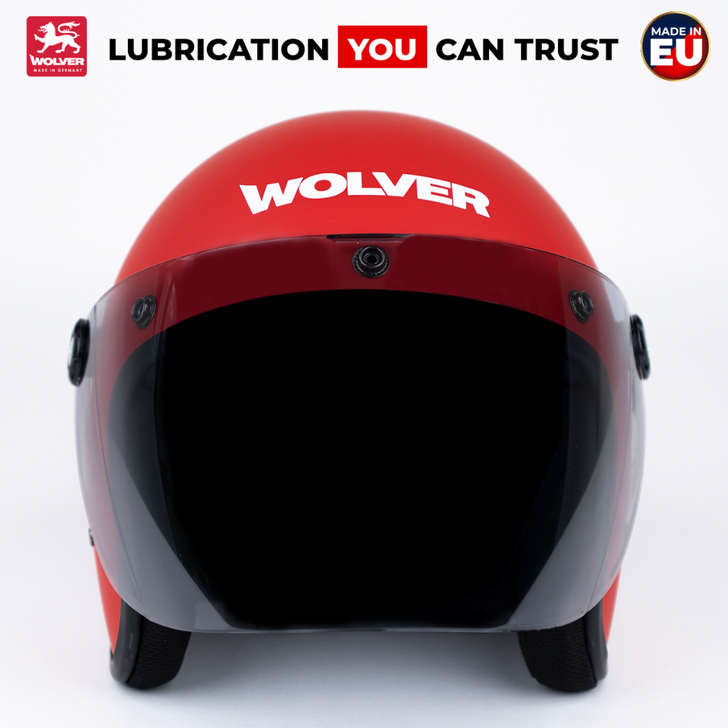 WOLVER Nón bảo hiểm cao cấp - Nón Wolver đỏ