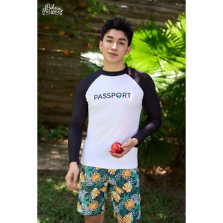 Quần bơi Nam BIKINI PASSPORT kiểu dáng Dài - màu Xanh lá cây - BS379_GN