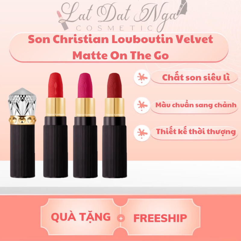 Son Christian Louboutin Velvet Matte On The Go / Silky Satin ( Sản Phẩm Chính Hãng )