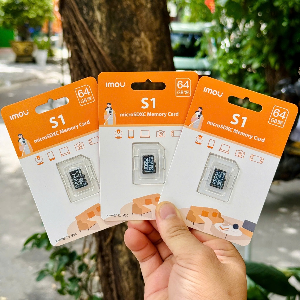 Thẻ Nhớ chính Hãng IMOU 128GB/64GB/32GB Chuyên Dùng Cho CAMERA và Điện Thoại Class 10 U3 BH 5 Năm