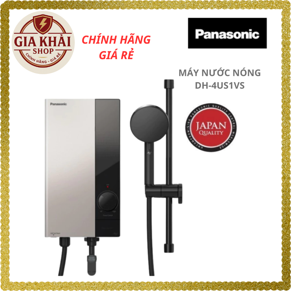 Máy nước nóng trực tiếp không bơm 4500W Panasonic 4500W DH-4US1VS - Hàng chính hãng