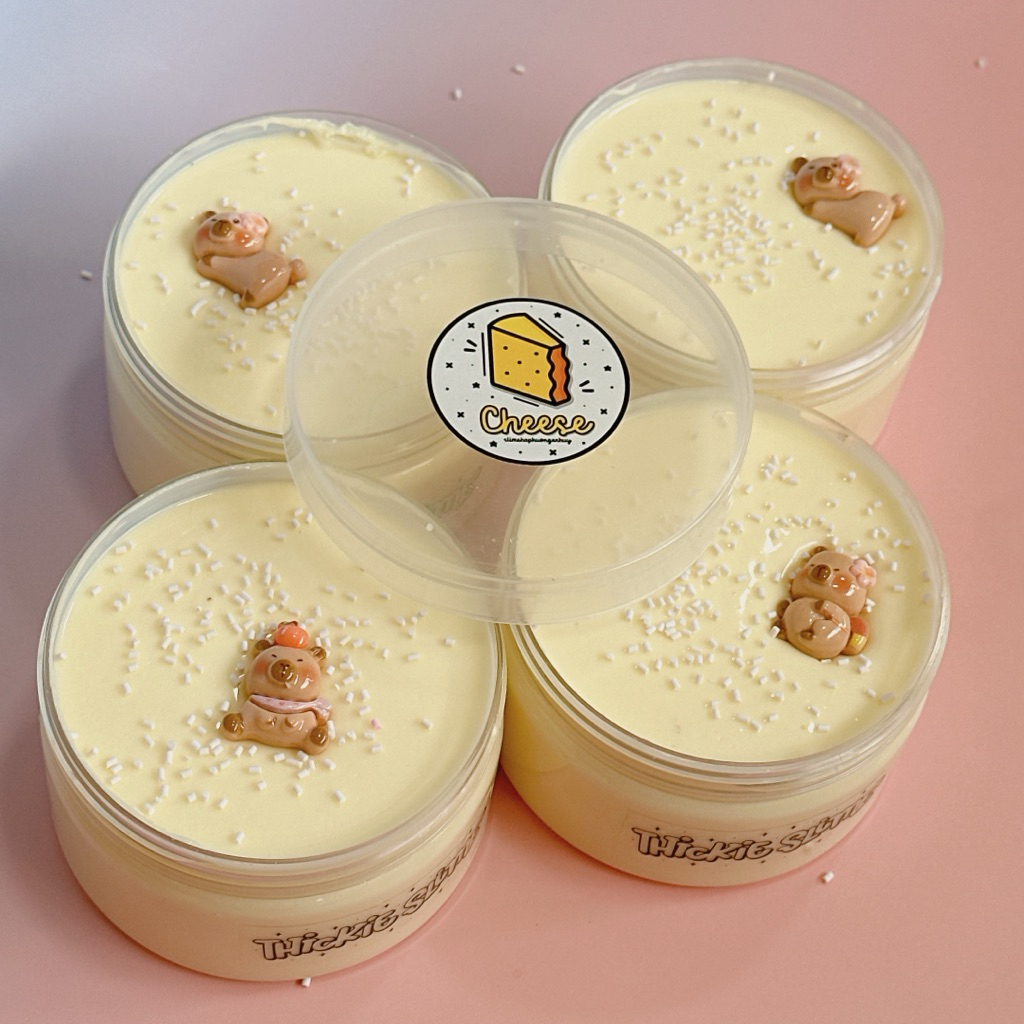 [ SẴN - HOẢ TỐC ] Slime Basic “ Phô Mai của CapyBara “ / Slime Basic - Slime Cơ bản Bóng, Đặc, Dẻo /