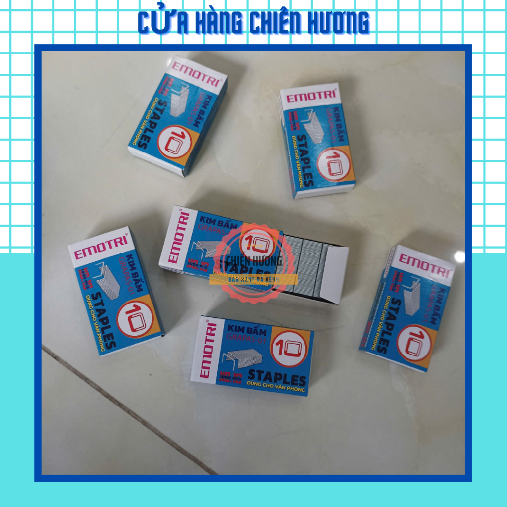 Combo 2 Hộp Đạn ghim, lõi ghim số 10