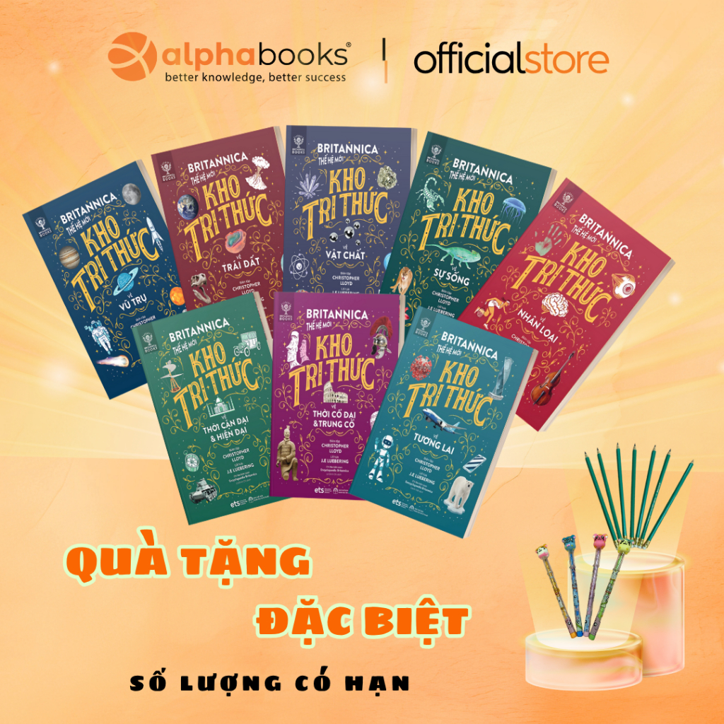 Sách> Britannica Thế Hệ Mới - Kho Tri Thức (Trọn Bộ 8 Cuốn)