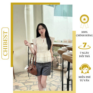 Áo babydoll tơ line tầng CHIBEST DAA36 