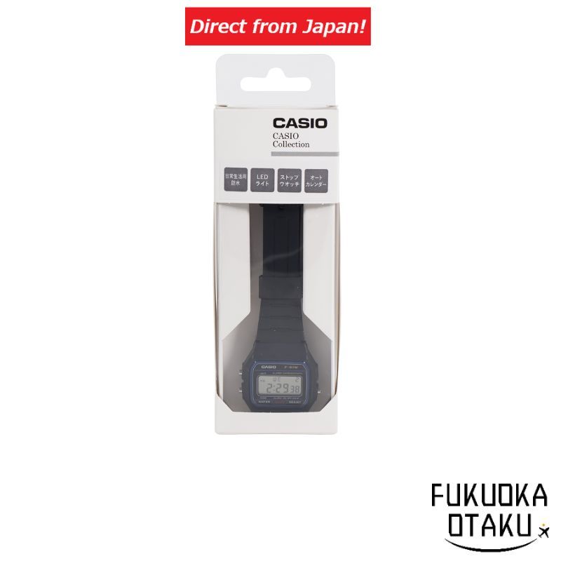 CASIO F-91W-1JH Đồng Hồ Kỹ Thuật Số Chuẩn【Gửi trực tiếp từ Nhật】