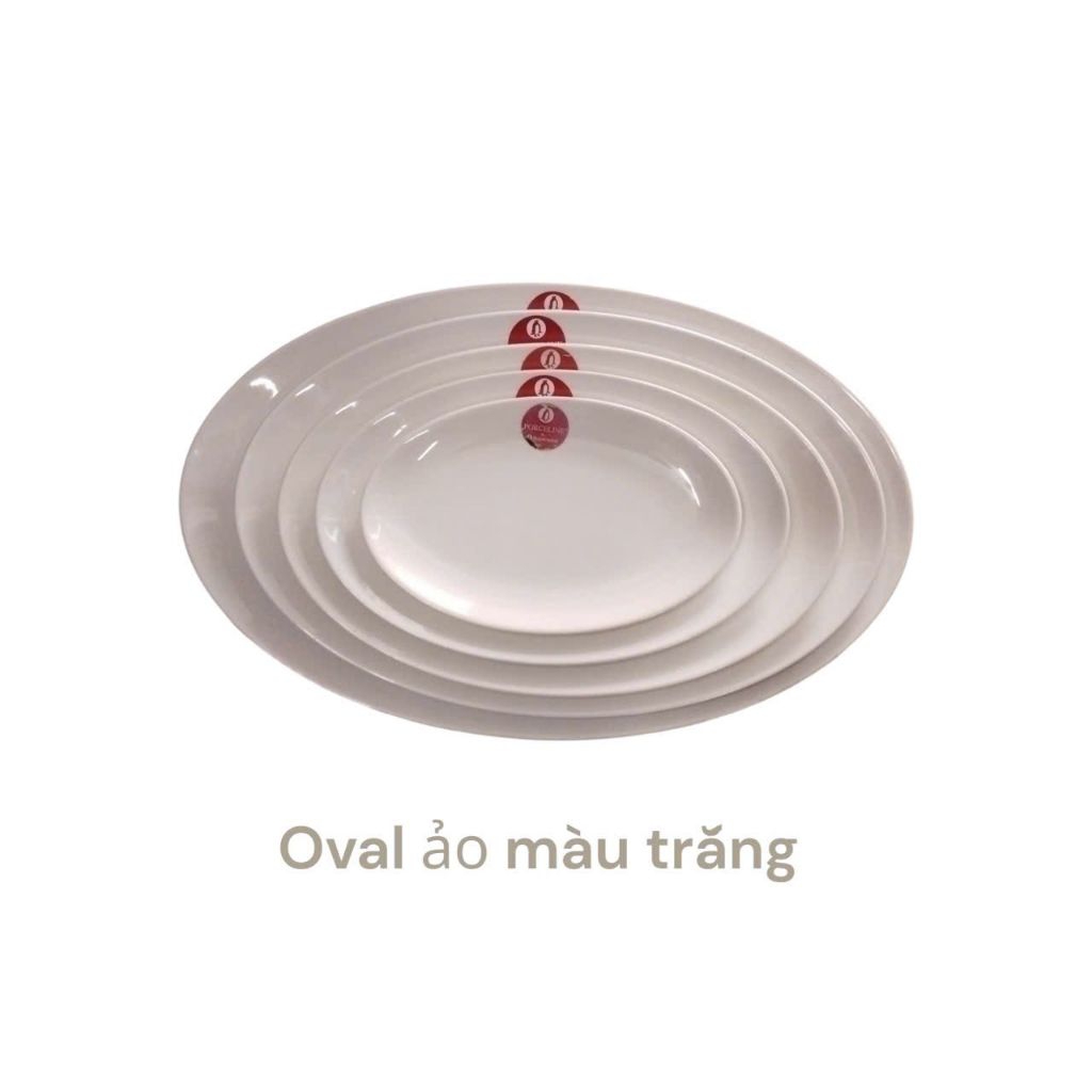 ĐĨA OVAL ẢO MELAMINE SUPERWARE.