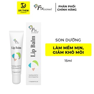 Son Dưỡng Môi Fixderma Lip Balm 15ml - Giúp Giảm Khô Môi, Mềm Mại- Dr Thêm