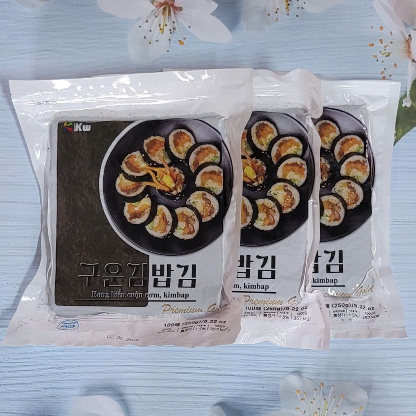 Combo rong cuộn cơm 100 lá Kwook
