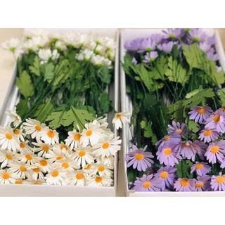 cành nhựa gắn hoa 30cm/100 cây cắm hoa gắn cành hoa lá(loại nhỏ)
