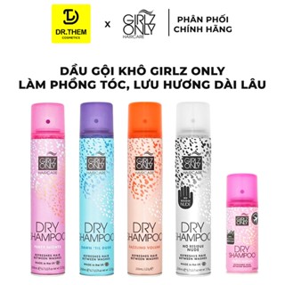 Dầu Gội Khô Girlz Only Party Nights / Dawn 'Til Dusk / Dazzling Volume / No Residue Nude 100ml / 200ml- Dr Thêm